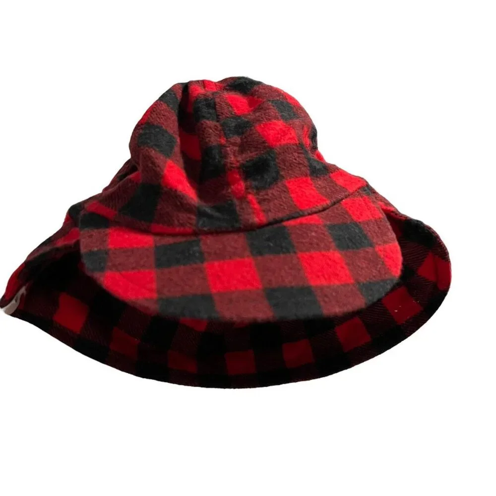 George Hats TODDLER Buffalo Plaid Flannel Trapper Hat